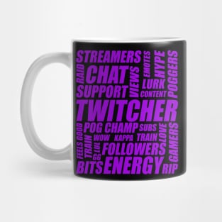 Twitcher Word Art Mug